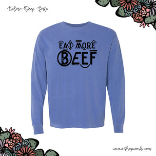 Branded Eat Beef LONG SLEEVE T-Shirt (S-3XL) - Multiple Colors!