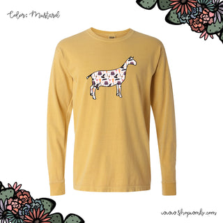 Trick Or Treat Dairy Goat LONG SLEEVE T-Shirt (S-3XL) - Multiple Colors!