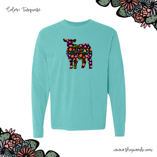 Fiesta Steer LONG SLEEVE T-Shirt (S-3XL) - Multiple Colors!