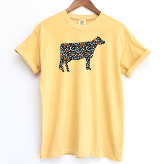 Colorful Cheetah Dairy Cow ComfortWash/ComfortColor T-Shirt (S-4XL) - Multiple Colors!