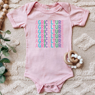 Agriculture Lines One Piece/T-Shirt (Newborn - Youth XL) - Multiple Colors!