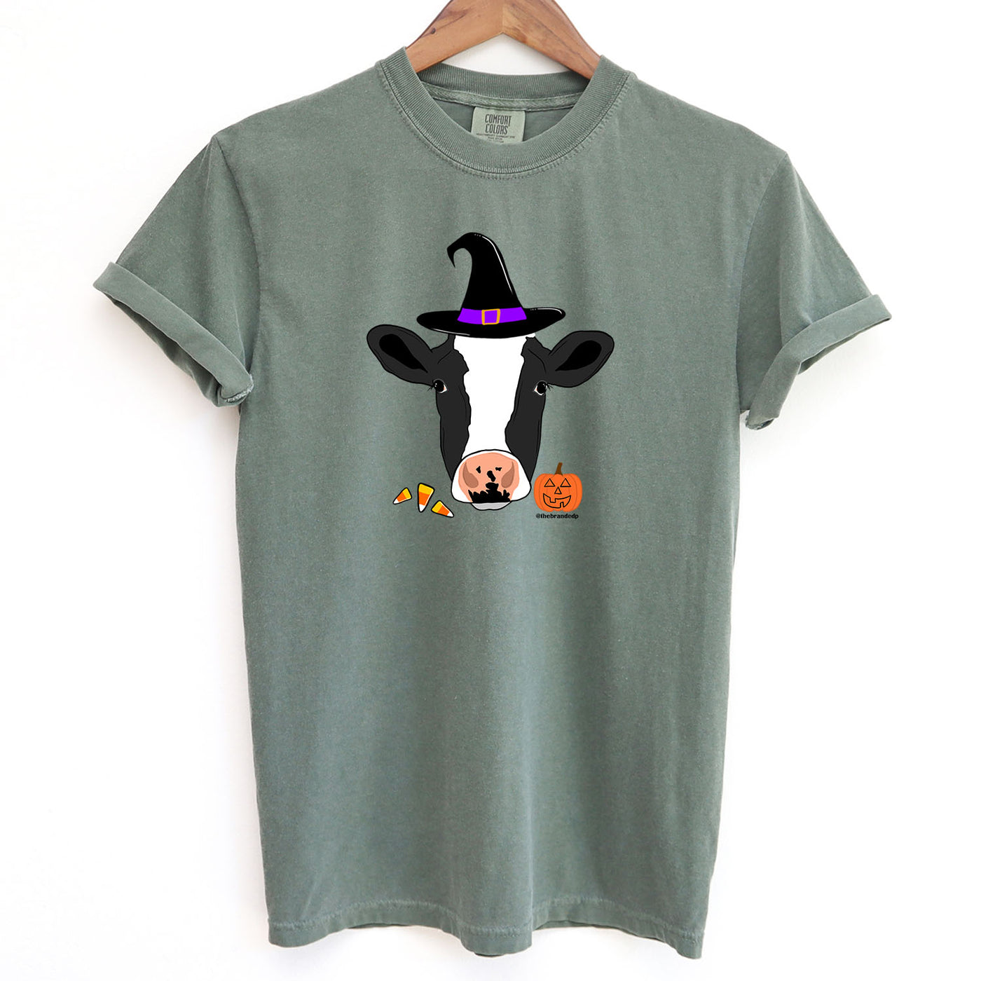 Halloween Dairy Cow ComfortWash/ComfortColor T-Shirt (S-4XL) - Multiple Colors!