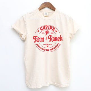 Cupids Farm & Ranch Red Ink ComfortWash/ComfortColor T-Shirt (S-4XL) - Multiple Colors!