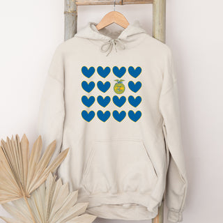 FFA Emblem Multiple Hearts Hoodie (S-3XL) Unisex - Multiple Colors!