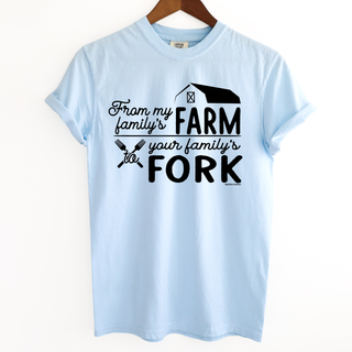 RTS TSHIRT - From My Family's Farm To Your Family's Fork