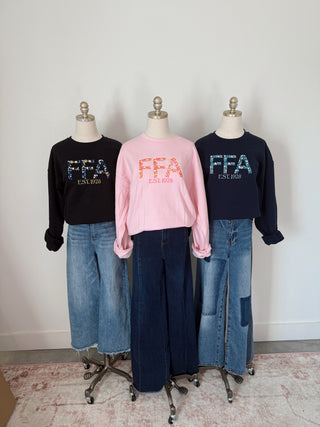 PREORDER - FFA Embroidered Crewneck - NEW COLOR