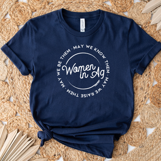 UPL - Women in Ag Circle White Ink T-Shirt (XS-4XL) - Multiple Colors!