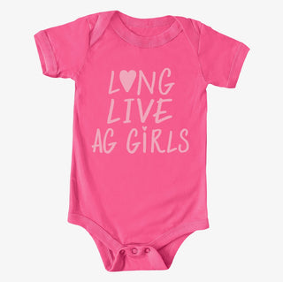 LONG LIVE AG GIRLS One Piece/T-Shirt (Newborn - Youth XL) - Multiple Colors!