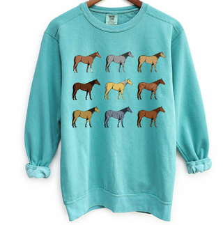 Horse Colors Crewneck (S-3XL) - Multiple Colors! (Copy)