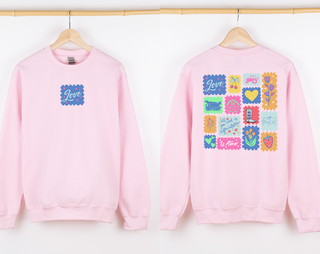 Love Stamps CREWNECK - Front & Back