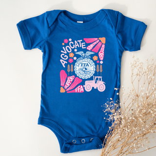 Support FFA Floral One Piece/T-Shirt (Newborn - Youth XL) - Multiple Colors!