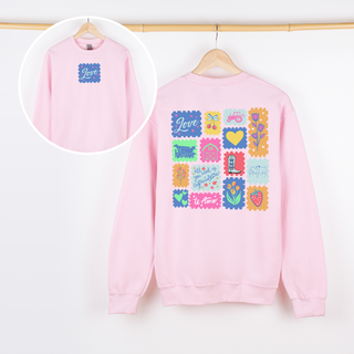 Love Stamps CREWNECK - Front & Back