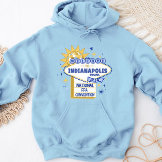 Welcome to indianapolis sign Hoodie (S-3XL) Unisex - Multiple Colors!