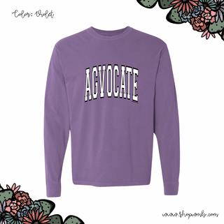 Big Varsity Agvocate Black & White LONG SLEEVE T-Shirt (S-3XL) - Multiple Colors!