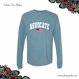 Agvocate Flag LONG SLEEVE T-Shirt (S-3XL) - Multiple Colors!