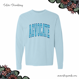 Big Varsity Agvocate Blue LONG SLEEVE T-Shirt (S-3XL) - Multiple Colors!