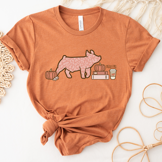 Pumpkin Spice Pig T-Shirt (XS-4XL) - Multiple Colors!