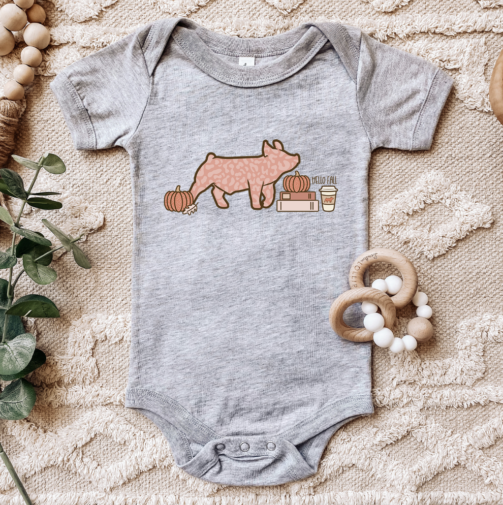 Pumpkin Spice Pig One Piece/T-Shirt (Newborn - Youth XL) - Multiple Colors!