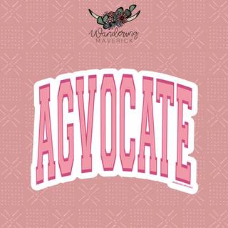 Big Varsity Agvocate Pink Sticker