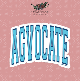 Big Varsity Agvocate Blue Sticker