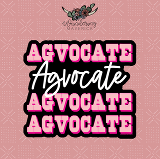 Western Dolly Agvocate Sticker