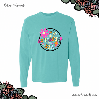 Groovy In My Ag Teacher Era LONG SLEEVE T-Shirt (S-3XL) - Multiple Colors!