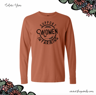 Support Women In Farming LONG SLEEVE T-Shirt (S-3XL) - Multiple Colors!