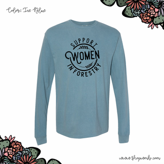 Support Women In Forestry LONG SLEEVE T-Shirt (S-3XL) - Multiple Colors!