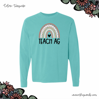 Rainbow Teach Ag LONG SLEEVE T-Shirt (S-3XL) - Multiple Colors!