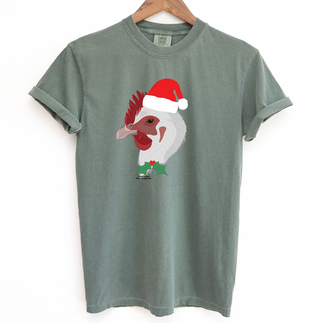 Christmas Spirit Chicken ComfortWash/ComfortColor T-Shirt (S-4XL) - Multiple Colors!