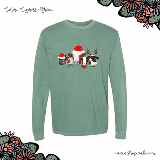 Christmas Spirit Herd LONG SLEEVE T-Shirt (S-3XL) - Multiple Colors!