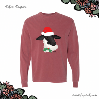 Christmas Spirit Lamb LONG SLEEVE T-Shirt (S-3XL) - Multiple Colors!