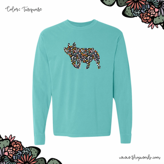 Colorful Cheetah Pig LONG SLEEVE T-Shirt (S-3XL) - Multiple Colors!