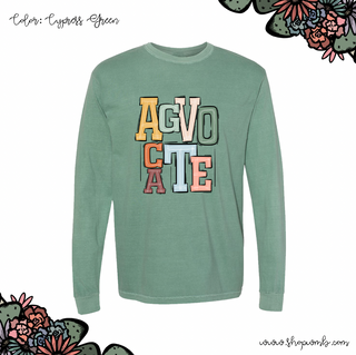 Boho Colors Agvocate LONG SLEEVE T-Shirt (S-3XL) - Multiple Colors!