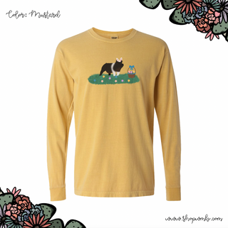 Easter Hamp Pig LONG SLEEVE T-Shirt (S-3XL) - Multiple Colors!