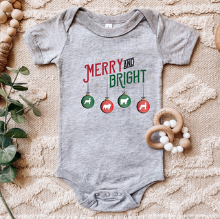 Merry & Bright One Piece/T-Shirt (Newborn - Youth XL) - Multiple Colors!