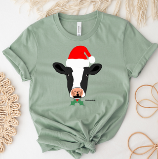 Christmas Spirit Dairy Cow T-Shirt (XS-4XL) - Multiple Colors!