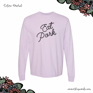 Rope Eat Pork LONG SLEEVE T-Shirt (S-3XL) - Multiple Colors!