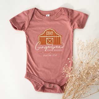 Gingerbread Barn Bakery One Piece/T-Shirt (Newborn - Youth XL) - Multiple Colors!