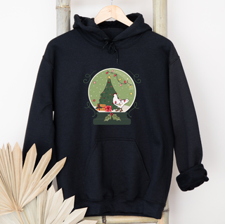 Green Snow Globe Chicken Hoodie (S-3XL) Unisex - Multiple Colors!