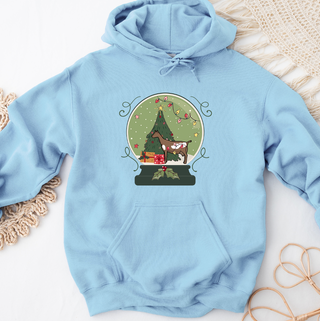 Green Snow Globe Dairy Goat Hoodie (S-3XL) Unisex - Multiple Colors!