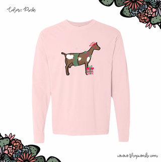 Elf Dairy Goat LONG SLEEVE T-Shirt (S-3XL) - Multiple Colors!