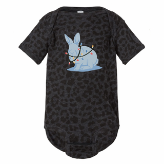 Rabbit Christmas Light One Piece/T-Shirt (Newborn - Youth XL) - Multiple Colors!