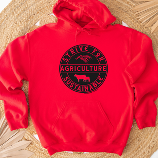 Strive For Sustainable Agriculture Hoodie (S-3XL) Unisex - Multiple Colors!