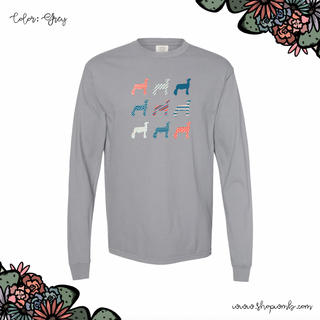 Patriotic Bundle Sheep LONG SLEEVE T-Shirt (S-3XL) - Multiple Colors!