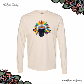 Lamb Headdress LONG SLEEVE T-Shirt (S-3XL) - Multiple Colors!