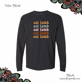 Groovy Eat Lamb LONG SLEEVE T-Shirt (S-3XL) - Multiple Colors!