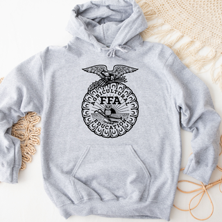 FFA Emblem BLACK INK Hoodie (S-3XL) Unisex - Multiple Colors!