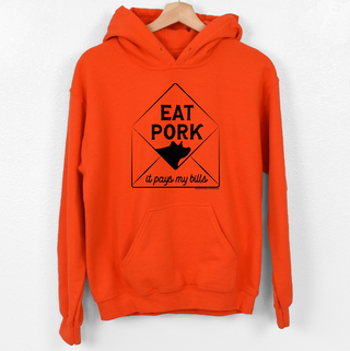 Eat Pork It Pays My Bills Hoodie (S-3XL) Unisex - Multiple Colors!