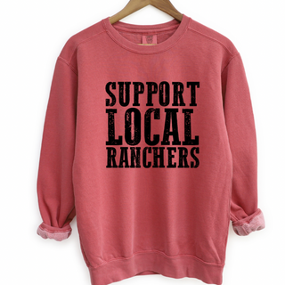 Support Local Ranchers Crewneck (S-3XL) - Multiple Colors!